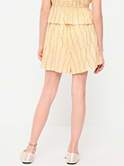 Image number 2 showing, Printed Pull-On Shorts for Girls