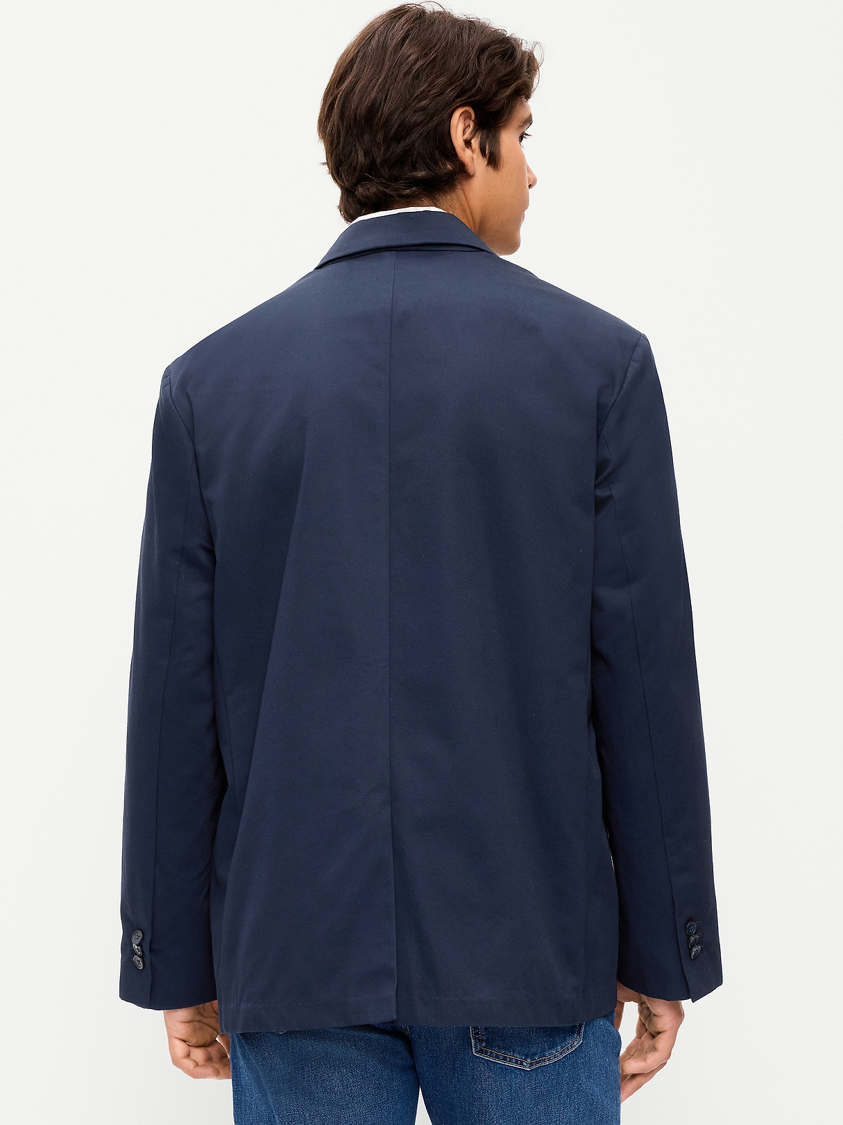 Oversized Twill Blazer | Old Navy