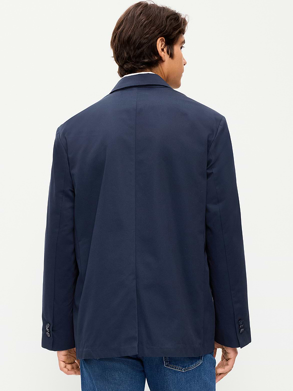 Oversized Twill Blazer