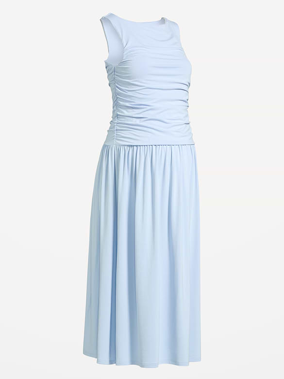 Maternity Drop-Waist Fit & Flare Dress