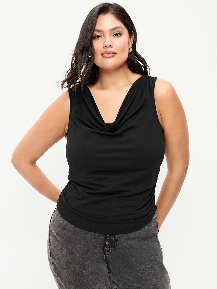 Image number 7 showing, Asymmetrical Side-Cinch Tank Top