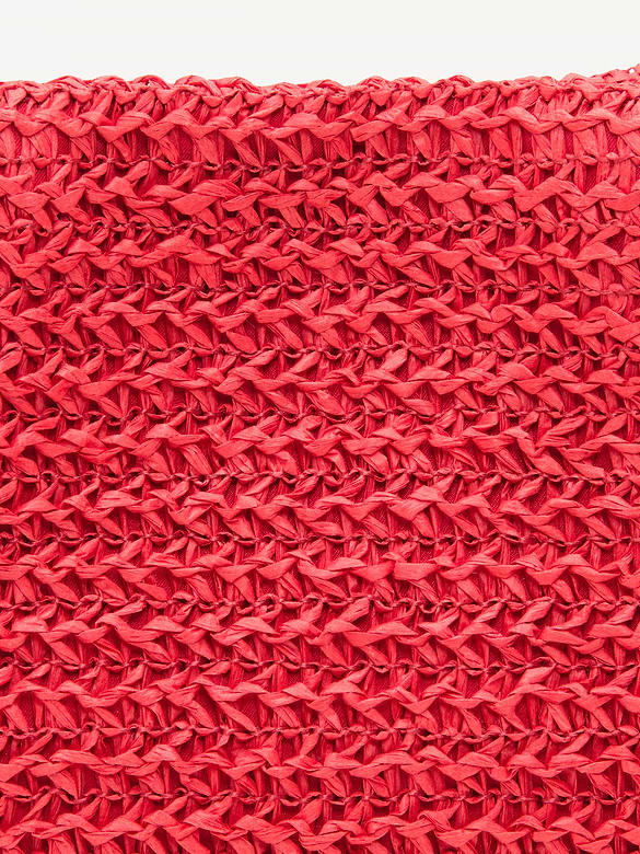 Raffia Frame Shoulder Bag