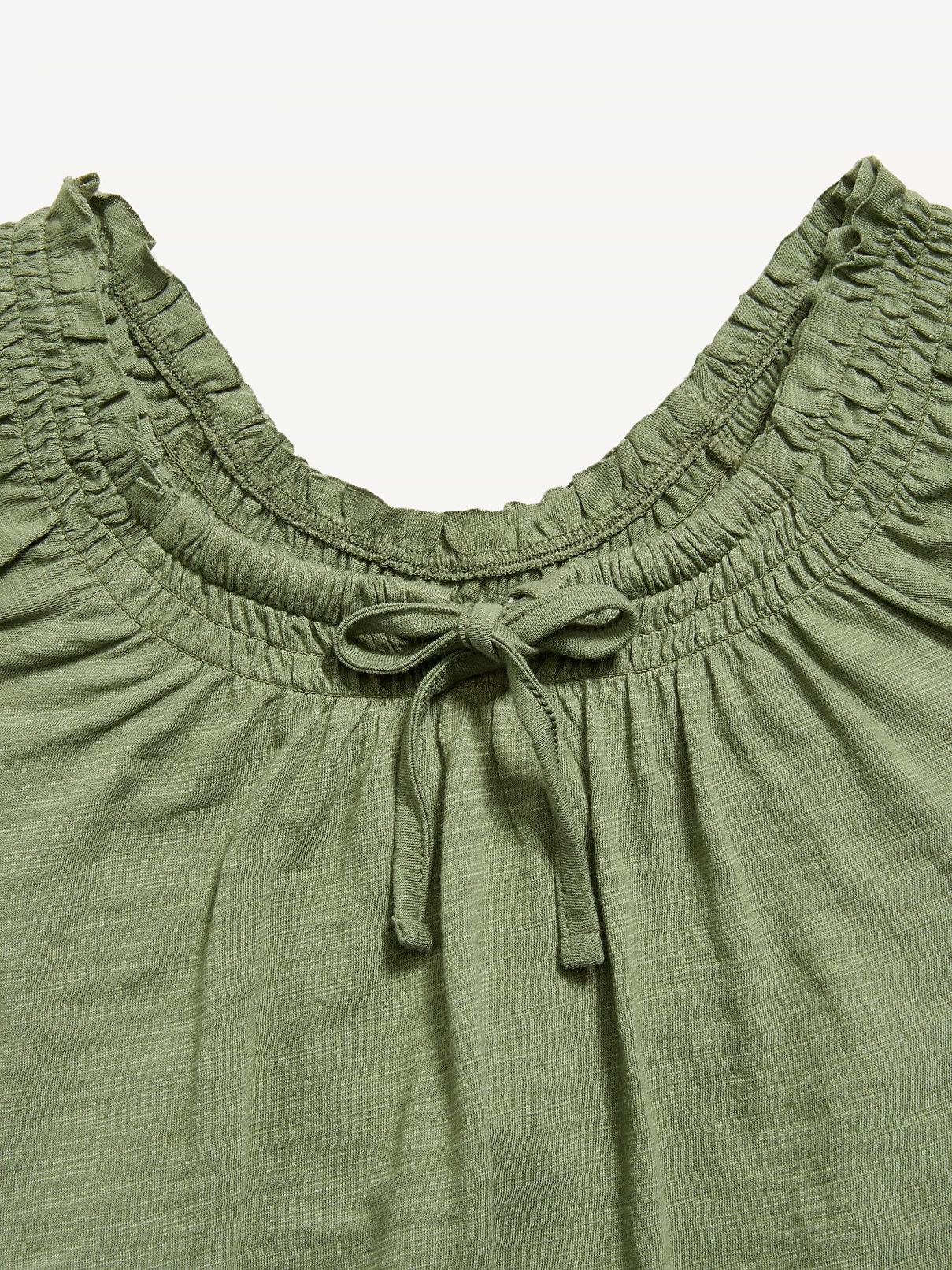 Image number 2 showing, Short-Sleeve Tie-Front Jersey-Knit Top for Girls