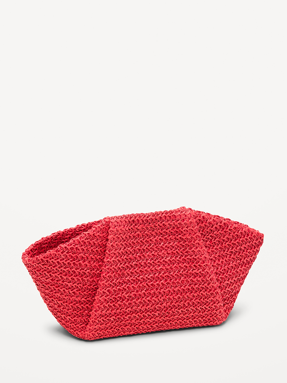 Raffia Frame Shoulder Bag