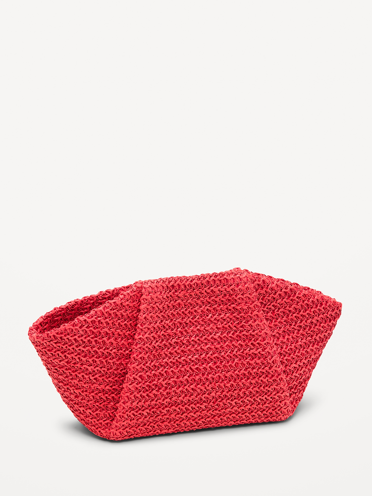 Image number 3 showing, Raffia Frame Shoulder Bag