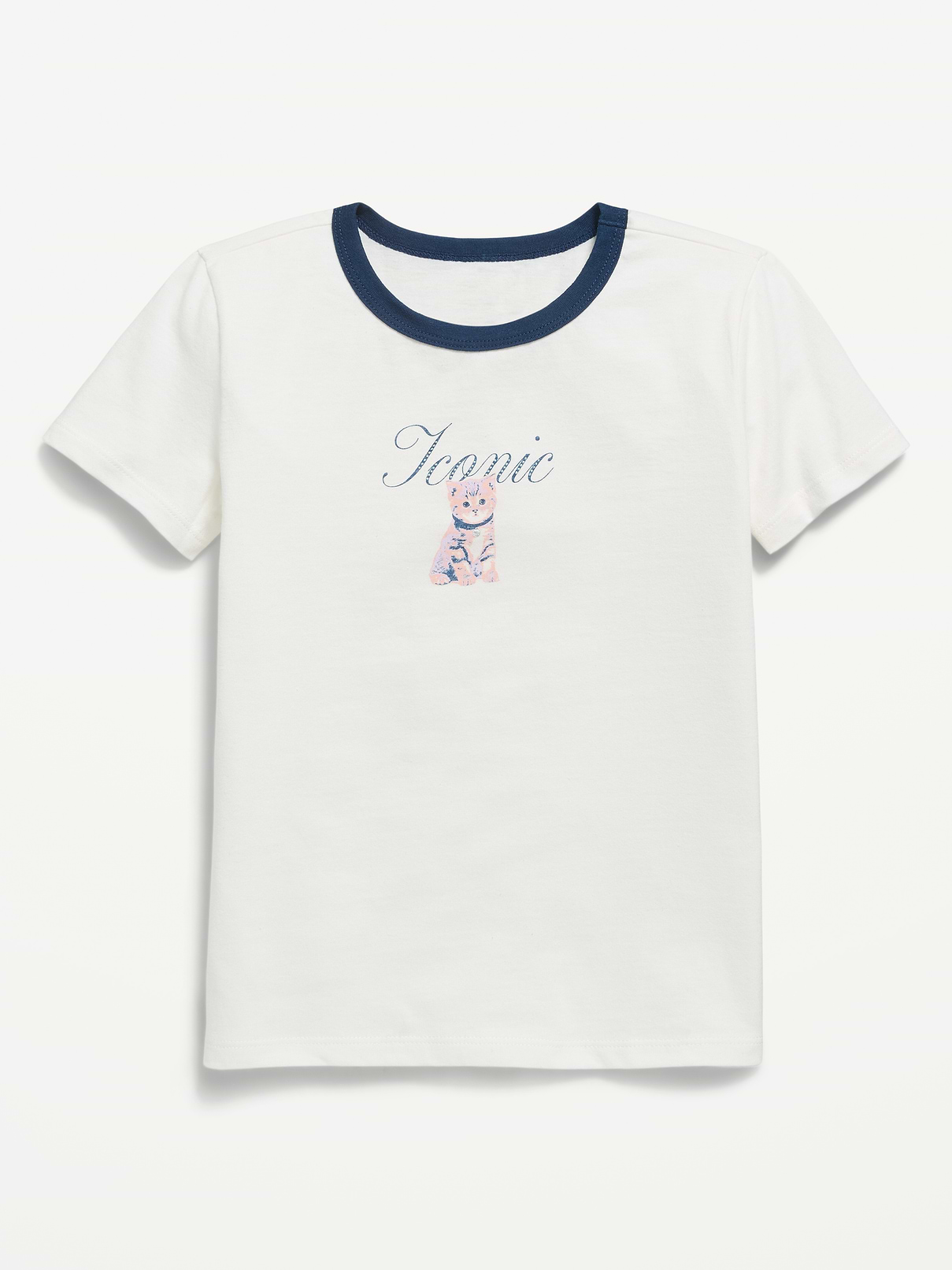 Image number 1 showing, Short-Sleeve Graphic T-Shirt for Girls