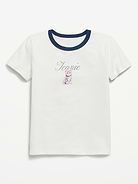 Image number 1 showing, Short-Sleeve Graphic T-Shirt for Girls