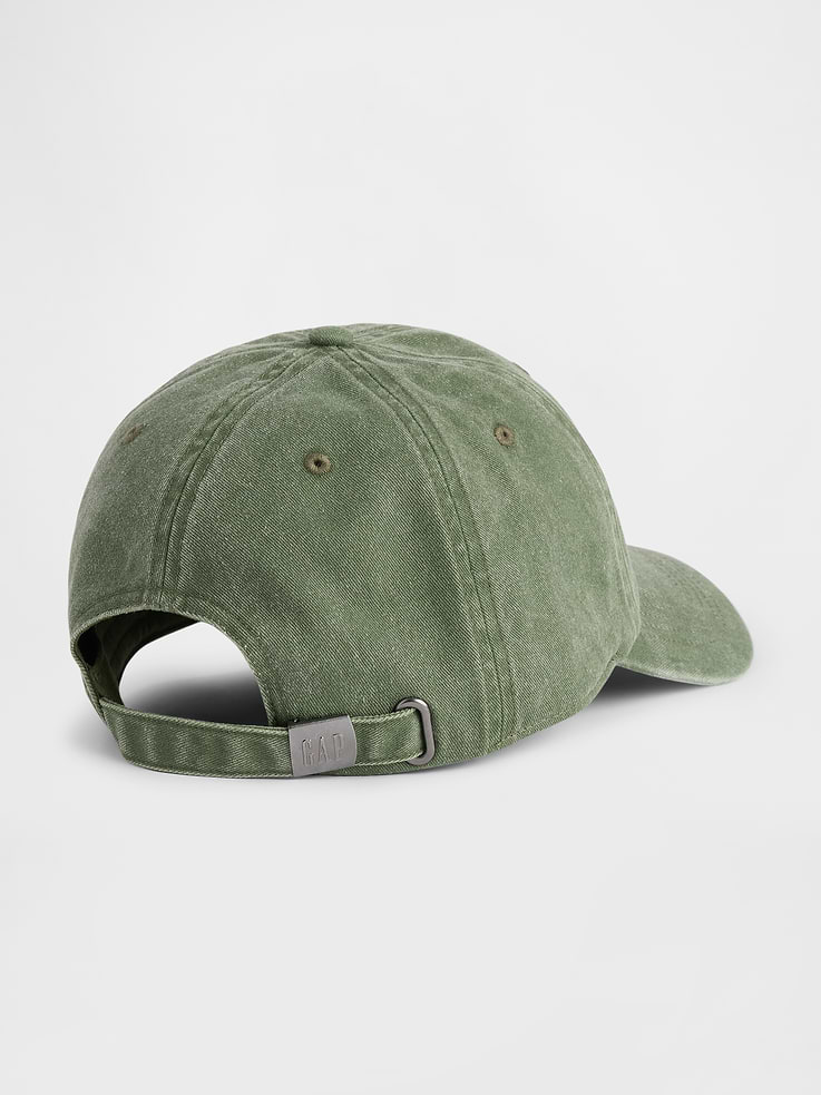 Image 3 of 3, Washed Logo Baseball Hat