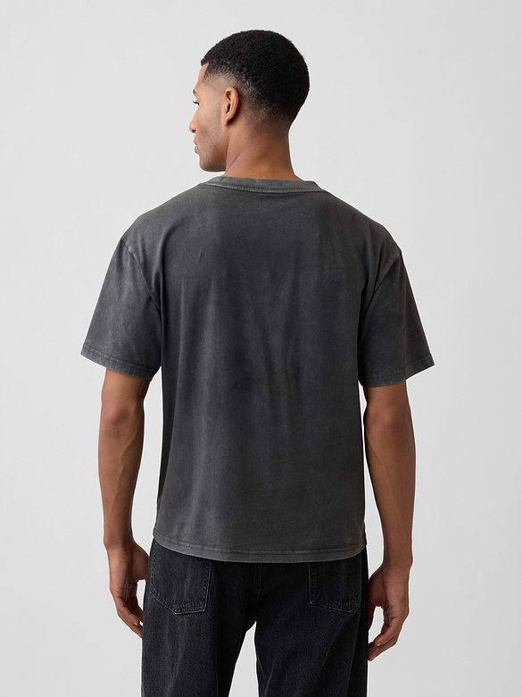Everyday Soft Boxy Gap Logo T-Shirt