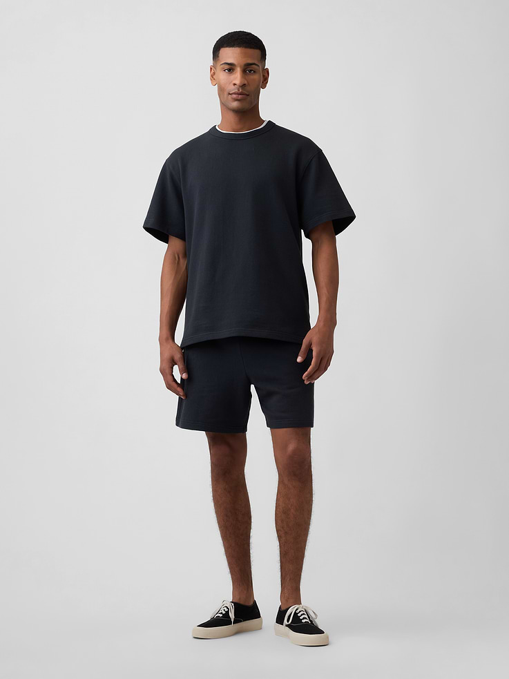Image 3 of 7, Adult Relaxed French Terry T-Shirt