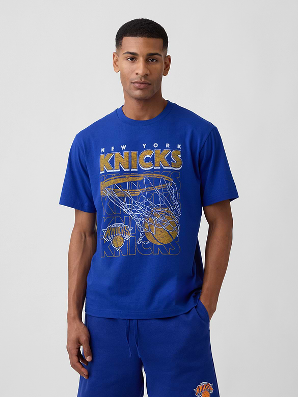 Adult NBA New York Knicks Relaxed Graphic T-Shirt