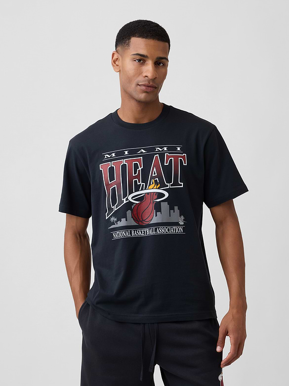 Adult NBA Miami Heat Relaxed Graphic T-Shirt