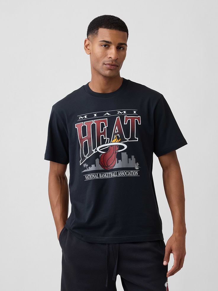 Image number 1 showing, Adult NBA Miami Heat Relaxed Graphic T-Shirt