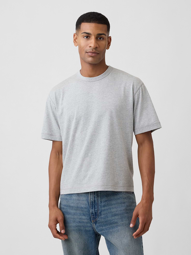 Image number 1 showing, Everyday Soft Boxy Crewneck T-Shirt