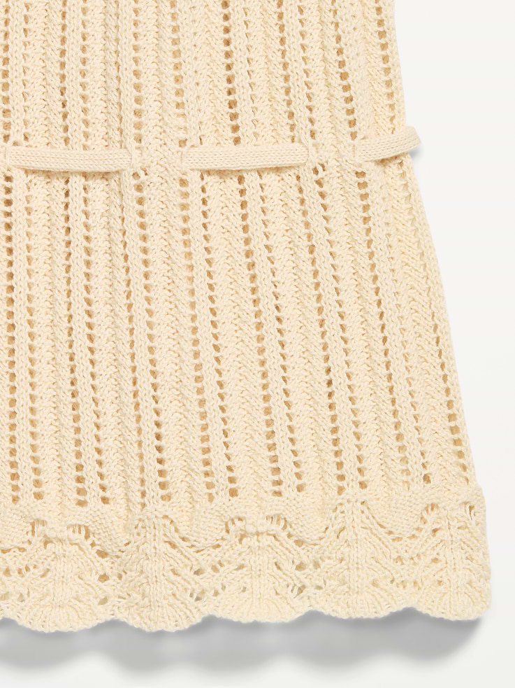 Image number 6 showing, Seaside Cotton Pointelle Peplum Tank Top