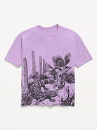 Image 2 of 3, Oversized Short-Sleeve Graphic T-Shirt for Boys