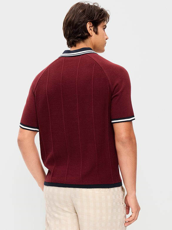 Chandail à col polo de style rugby