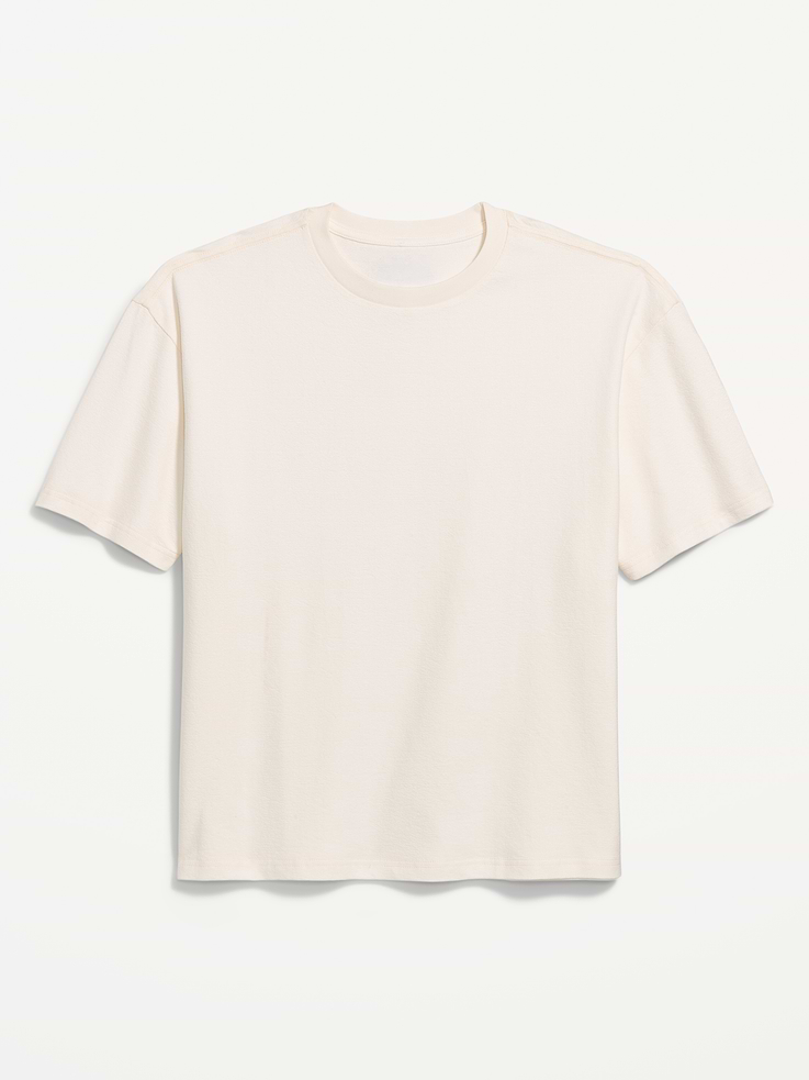 Image number 1 showing, Oversized Heavyweight Garment-Washed T-Shirt