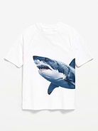 Image number 1 showing, Short-Sleeve Graphic Rashguard Swim Top for Boys