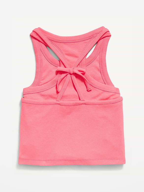 2-In-1 Ribbed Tank Top for Girls