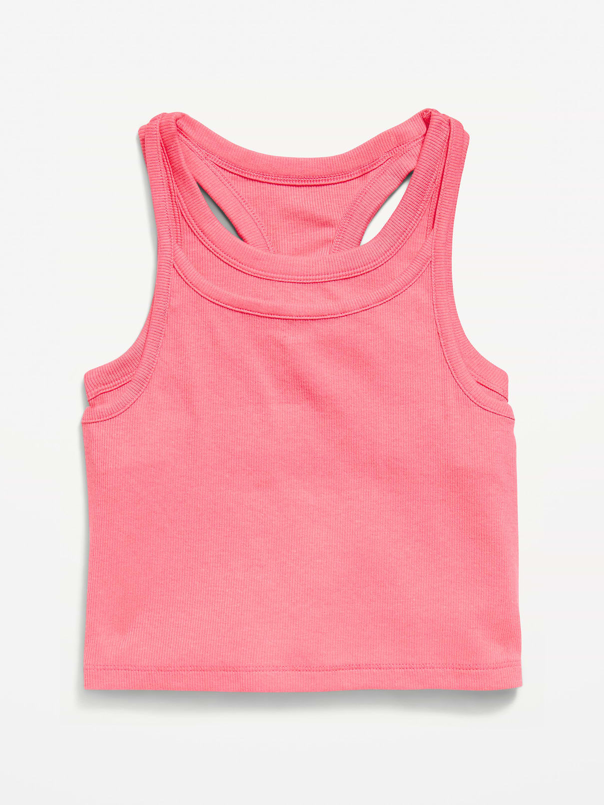 Image number 3 showing, 2-In-1 Ribbed Tank Top for Girls