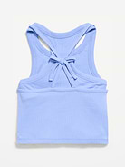 Image number 4 showing, 2-In-1 Ribbed Tank Top for Girls