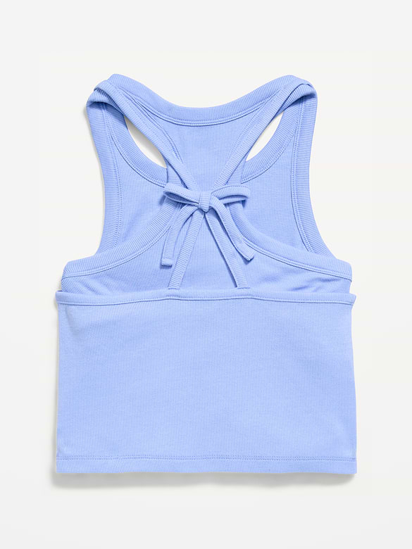 2-In-1 Ribbed Tank Top for Girls
