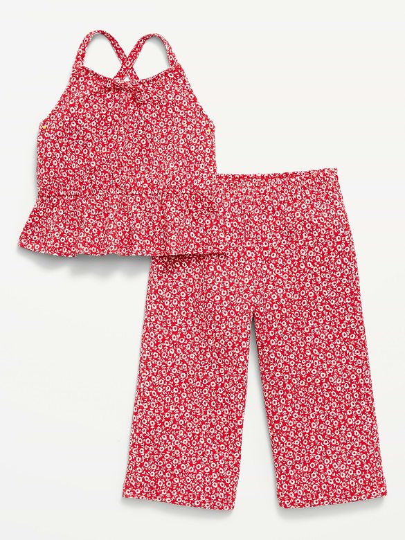 Ensemble camisole et pantalon à motif pour toute-petite