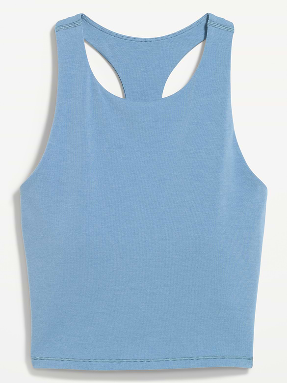 Light Support PowerChill High-Neck Racerback Sports Bra