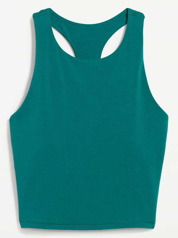 Light Support PowerChill High-Neck Racerback Sports Bra