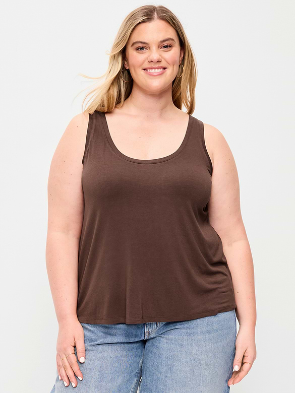 Luxe Scoop-Neck Tank Top
