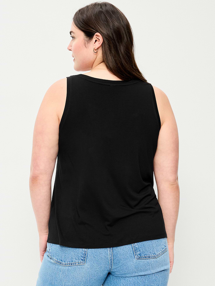 Image number 6 showing, Luxe Scoop-Neck Tank Top