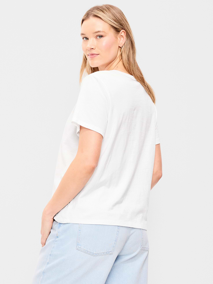 Image 6 of 8, EveryWear Crew-Neck Logo-Graphic T-Shirt