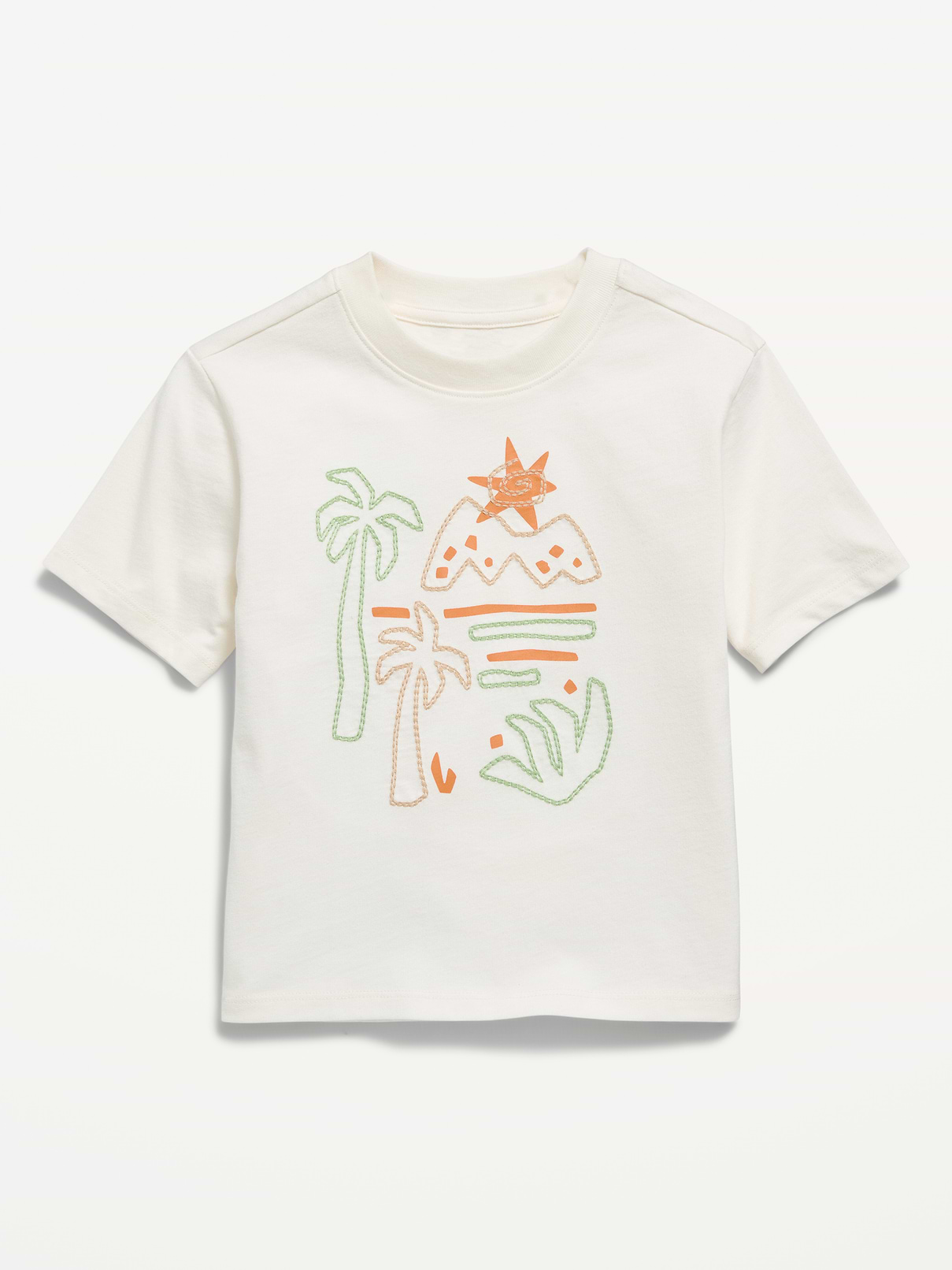 Image number 1 showing, Oversized Short-Sleeve Graphic T-Shirt for Toddler Boys