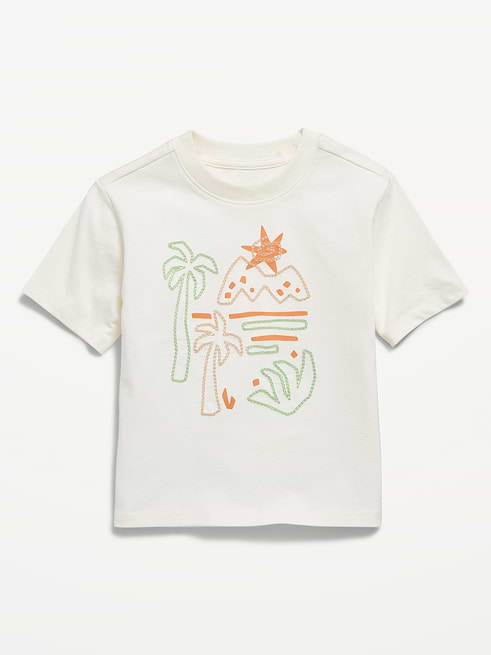 Oversized Oversized Short-Sleeve Graphic T-Shirt for Toddler Boys on clearance at Old Navy — 65% off