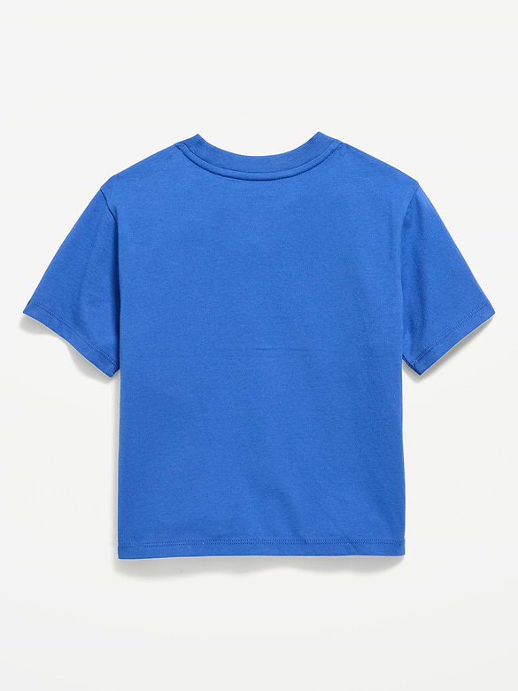 Oversized Short-Sleeve Graphic T-Shirt for Toddler Boys