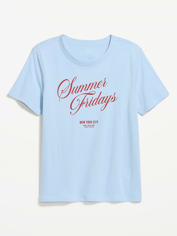 EveryWear Crew-Neck Graphic T-Shirt