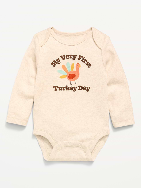 Long Long-Sleeve Graphic Bodysuit for Baby on clearance at Old Navy — 55% off