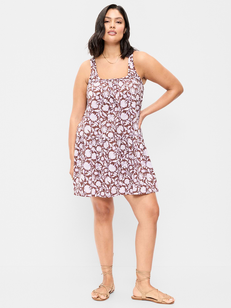 Image number 9 showing, Sleeveless Scoop-Neck Mini Swing Dress