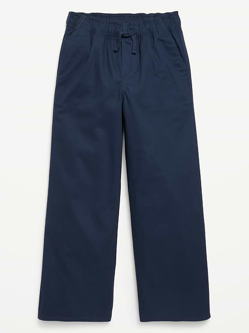 School School Uniform Baggy Wide-Leg Pull-On Pants for Girls on clearance at Old Navy — 40% off