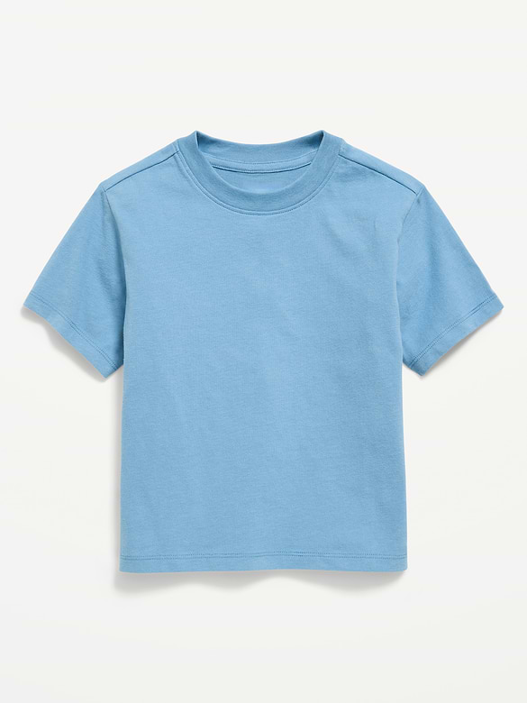 Oversized Short-Sleeve Heavyweight T-Shirt for Toddler Boys
