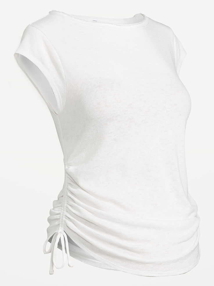 Image number 4 showing, Maternity Side-Cinch Jersey Top
