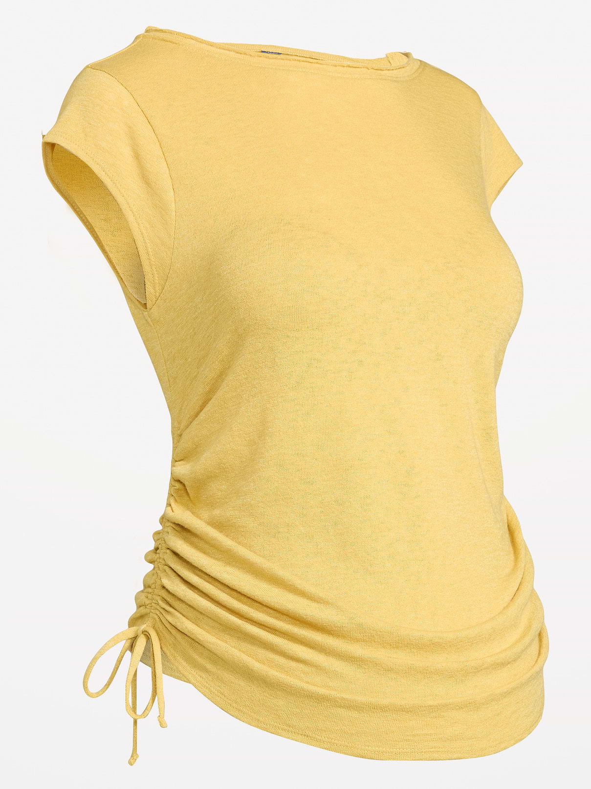 Image 2 of 2, Maternity Side-Cinch Jersey Top