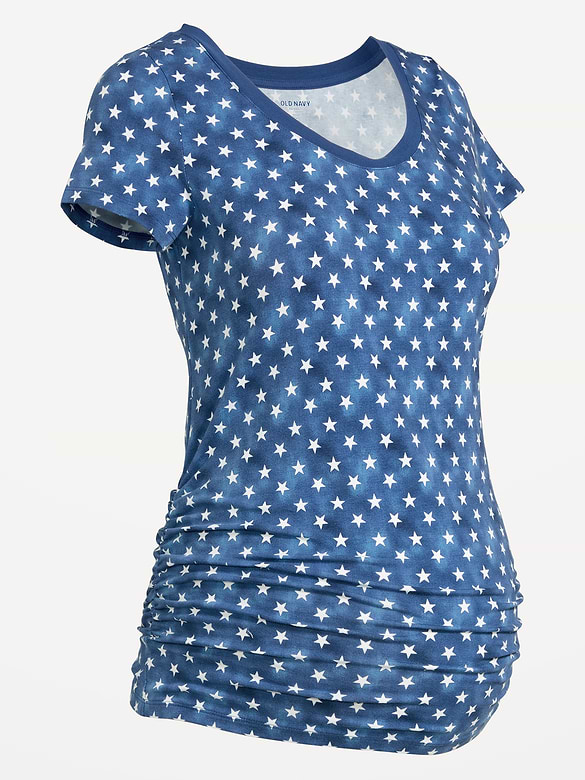 Maternity Scoop-Neck T-Shirt