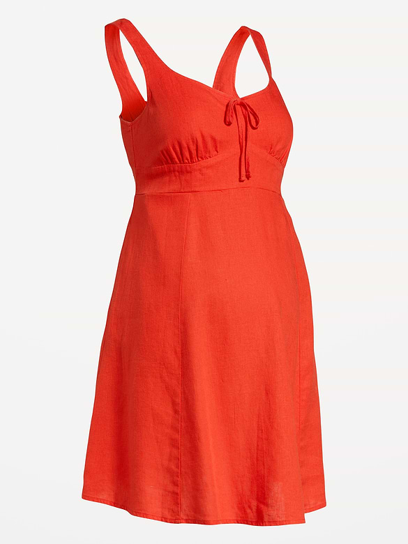 Maternity Fit & Flare Cami Mini Dress