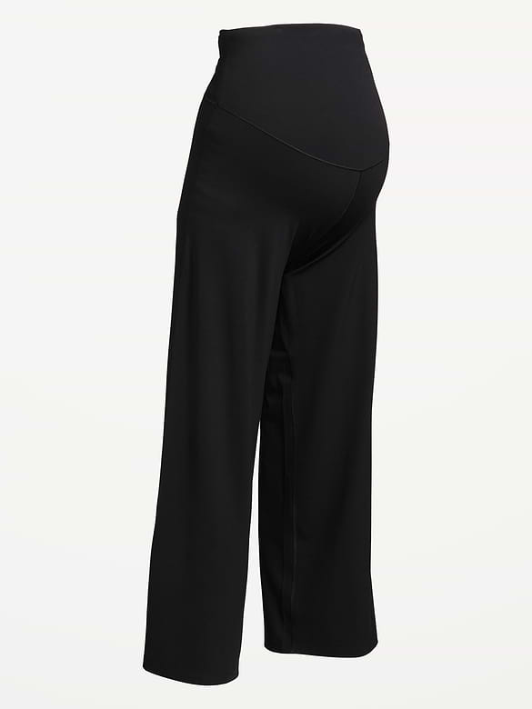 Maternity Full-Panel StudioSmooth Wide-Leg Pants