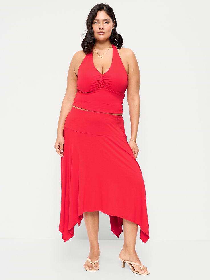 Image number 7 showing, Handkerchief Hem Midi Skirt