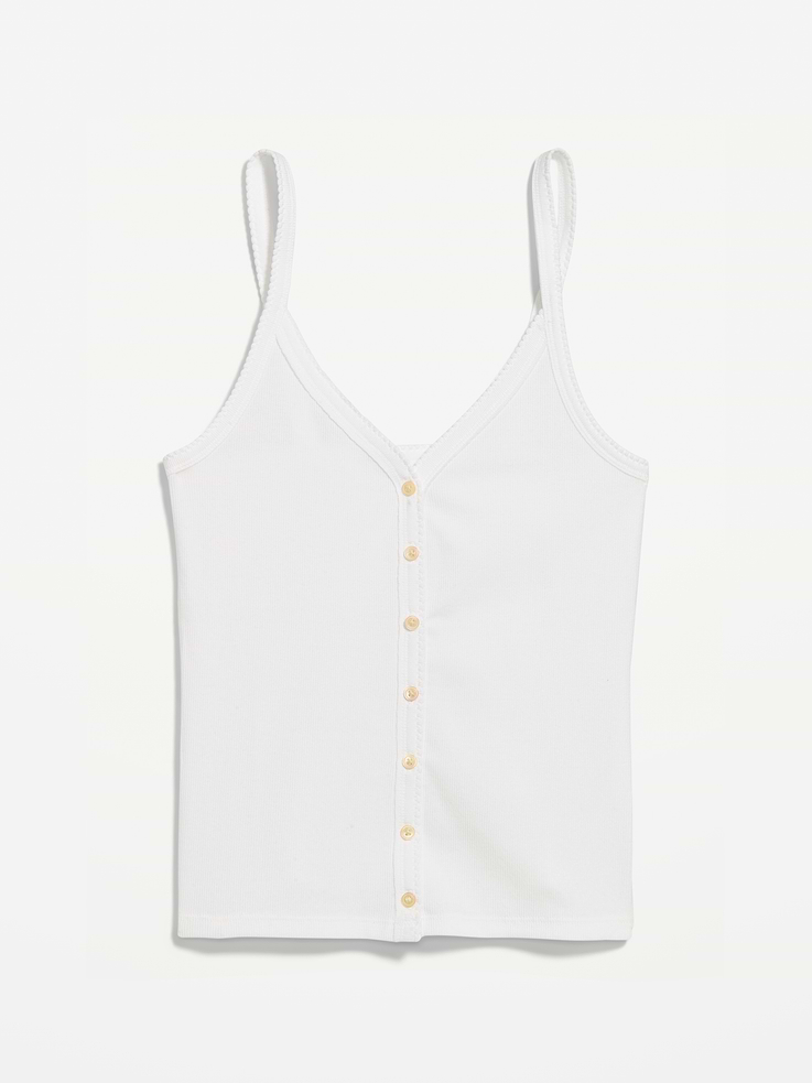 Image number 4 showing, Button-Front Cami Tank Top
