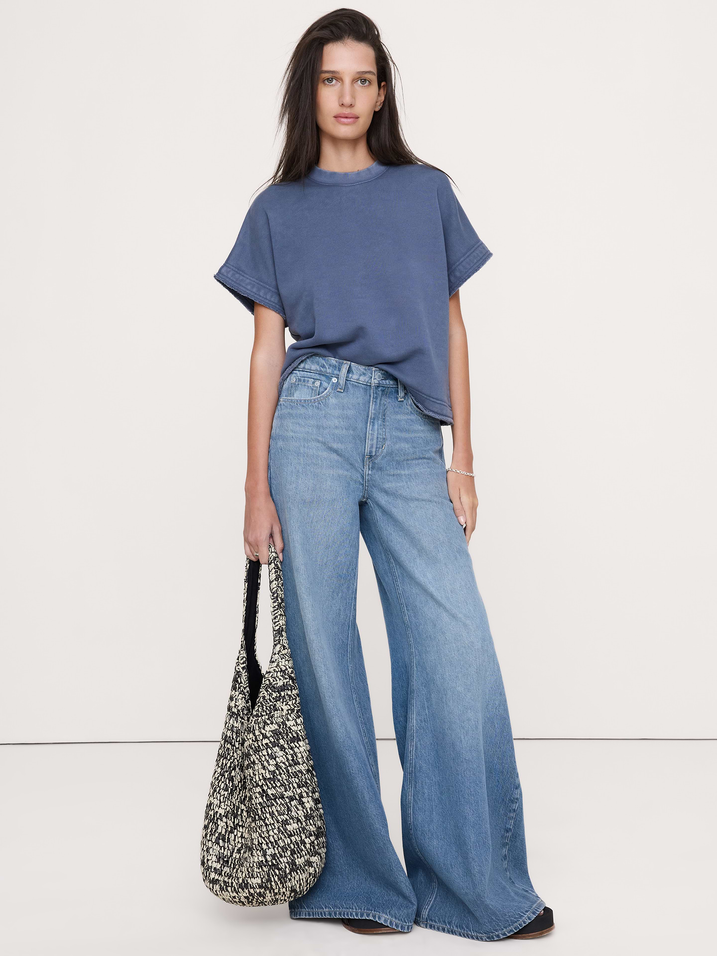 Image number 1 showing, Terry Sweatshirt Tee
