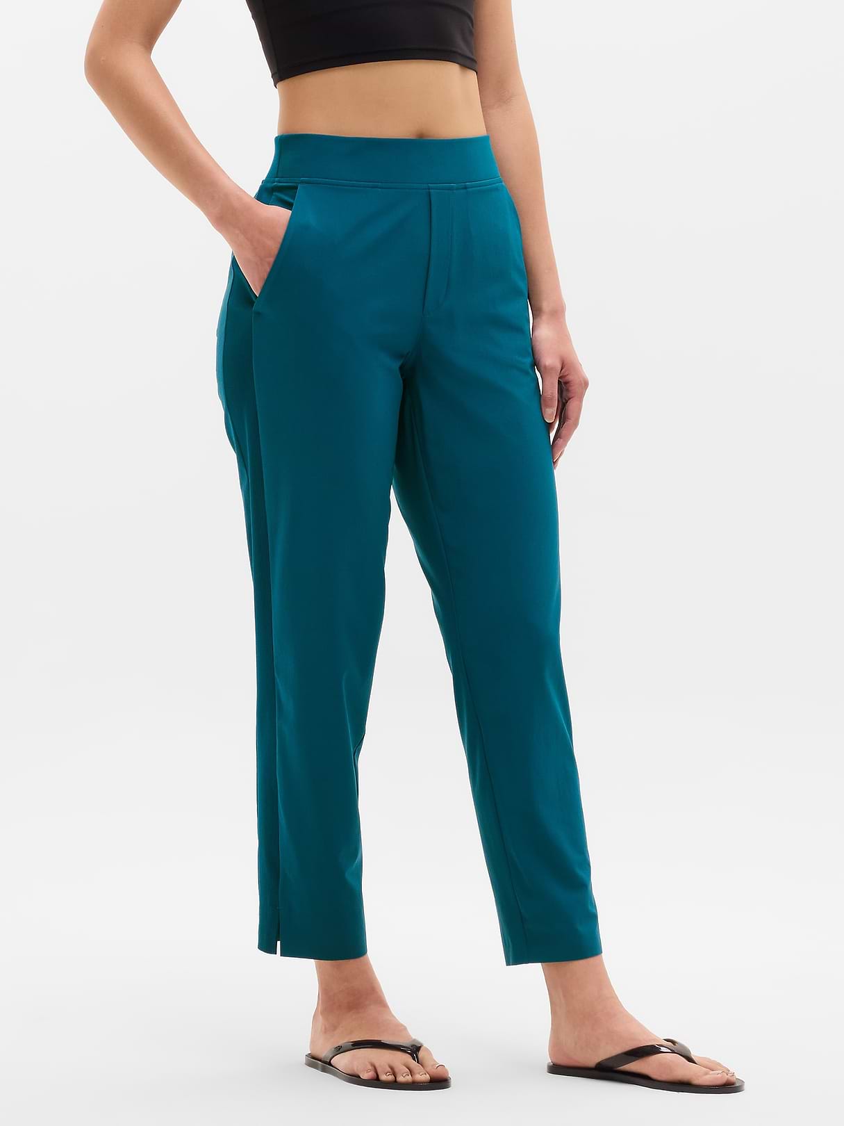 Brooklyn Mid Rise Ankle Pant | Athleta